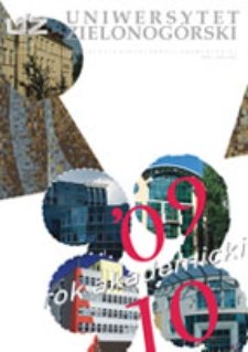 Uniwersytet Zielonog&oacute;rski, 2009, nr 7 (październik)