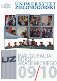 Uniwersytet Zielonog&oacute;rski, 2009, nr 8 (listopad)