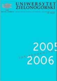 Uniwersytet Zielonogórski, 2005, nr 8 (październik)
