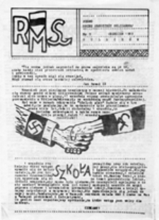 RMS: Pismo Ruchu Młodzieży Solidarnej, nr 1 (styczeń 1989)