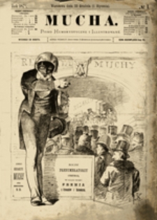 Mucha: Pismo Humorystyczne Ilustrowane, nr 14 (Warszawa, d. 22 marca (3 kwietnia)1890 roku)