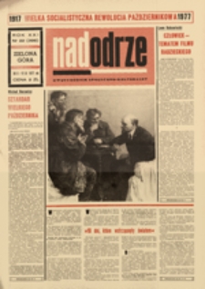 Nadodrze: dwutygodnik społeczno-kulturalny, nr 22 (30. X - 12. XI 1977)