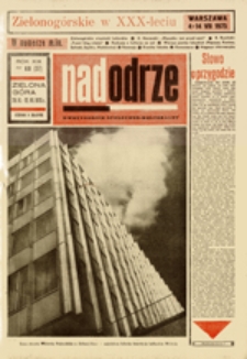 Nadodrze: dwutygodnik społeczno-kulturalny, nr 13 (29. VI - 12 VII. 1975)
