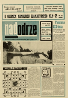 Nadodrze: dwutygodnik społeczno-kulturalny, nr 16 (10. VIII - 23 VIII. 1975)