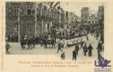 750 jähriges Weinbaujubiläum Grünberg i. Schl., 14. October 1900: Festwagen der Firma H. Woytschätzky, Tschicherzig