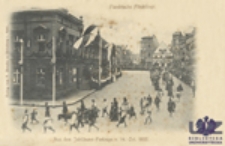 Aus dem Jubiläums - Festzuge v. 14. Oct. 1900: Flandrische Flüchtlinge