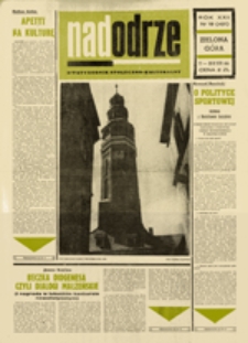 Nadodrze: dwutygodnik społeczno-kulturalny, nr 19 (17 IX - 30 IX 1978)