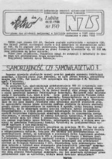 Tętno dwa: pismo NZS Akademii Medycznej w Lublinie, nr 1 (11.12.1988)