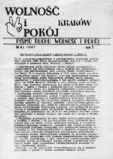 Wolność i Pokój: pismo Ruchu "Wolność i Pokój", nr 2 (czerwiec 1987)