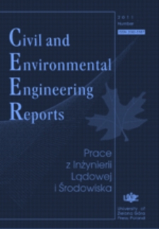Civil and Environmental Engineering Reports (CEER), no 4