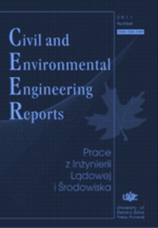 Civil and Environmental Engineering Reports (CEER), no 5