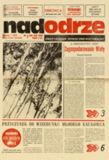 Nadodrze: dwutygodnik społeczno-kulturalny, nr 1 (Niedziela, 7 I 1979)