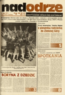 Nadodrze: dwutygodnik społeczno-kulturalny, nr 11 (27 maja 1979)