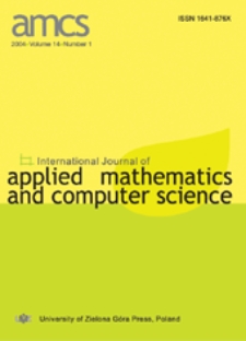 International Journal of Applied Mathematics and Computer Science (AMCS) 2004, volume 14, number 1