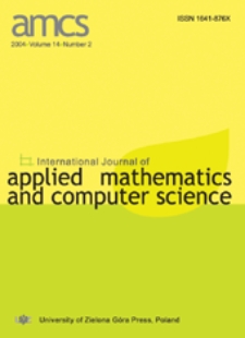 International Journal of Applied Mathematics and Computer Science (AMCS) 2004, volume 14, number 2