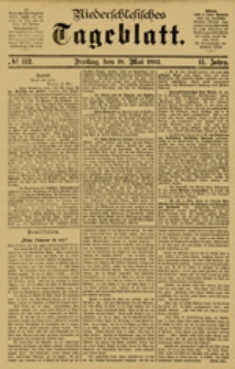Niederschlesisches Tageblatt, no 112 (Freitag, den 18. Mai 1883)