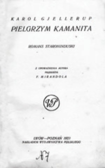 Pielgrzym Kamanita: romans starohinduski