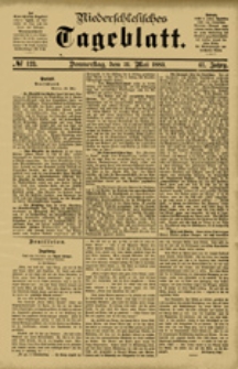 Niederschlesisches Tageblatt, no 123 (Donnerstag, den 31. Mai 1883)