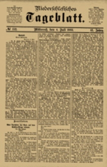 Niederschlesisches Tageblatt, no 152 (Mittwoch, den 4. Juli 1883)