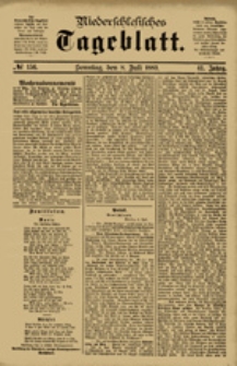Niederschlesisches Tageblatt, no 156 (Sonntag, den 8. Juli 1883)