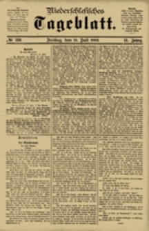 Niederschlesisches Tageblatt, no 160 (Freitag, den 13. Juli 1883)