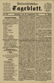 Niederschlesisches Tageblatt, no 226 (Freitag, den 28. September 1883)