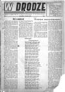 W drodze: dwutygodnik polityczny i literacki, Rok I, Nr 3 (1 maja 1943)