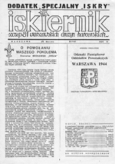 Iskiernik: szczep 81 warszawskich drużyn harcerskich, nr 1 (26 marzec 87)