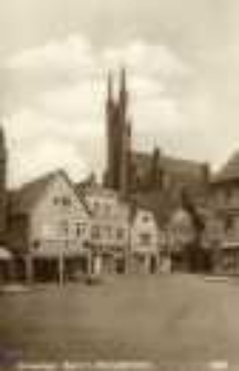 Świebodzin / Schwiebus; Markt m. Michaeliskirche