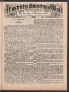 Illustrirtes Sonntags Blatt: W&ouml;chentliche Beilage zum Gr&uuml;nberger Wochenblatt, No. 14. (1877)