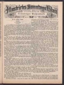 Illustrirtes Sonntags Blatt: W&ouml;chentliche Beilage zum Gr&uuml;nberger Wochenblatt, No. 15. (1877)