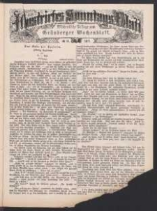 Illustrirtes Sonntags Blatt: W&ouml;chentliche Beilage zum Gr&uuml;nberger Wochenblatt, No. 41. (1877)