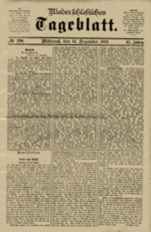 Niederschlesisches Tageblatt, no 297 (Donnerstag, den 20. Dezember 1883)
