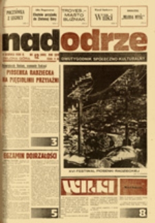 Nadodrze: dwutygodnik społeczno-kulturalny, nr 12 (8 czerwca 1980 R.)