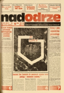 Nadodrze: dwutygodnik społeczno-kulturalny, nr 15 (20 lipca 1980 R.)