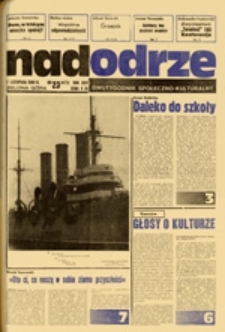 Nadodrze: dwutygodnik społeczno-kulturalny, nr 23 (7 listopada 1980 R.)