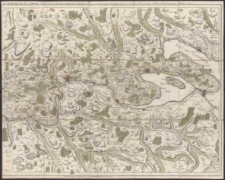 Le Cours du Rhin de Constance a Bale : en deux feuilles Contenant le Fricqthal les quatre Villes Forrestieres et Partie de la Souabe