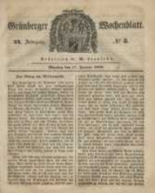 Grünberger Wochenblatt, No. 5. (17. Januar 1848)