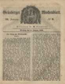 Grünberger Wochenblatt, No. 9. (31. Januar 1848)