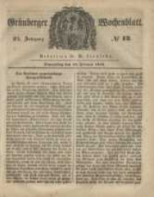 Grünberger Wochenblatt, No. 12. (10. Februar 1848)