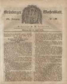 Grünberger Wochenblatt, No. 49. (19. Juni 1848)