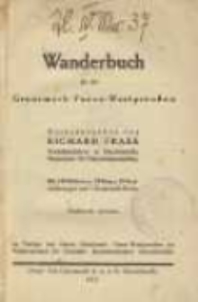 Wanderbuch f&uuml;r die Grenzmark Posen - Westpreussen