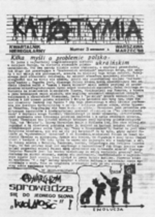 Katatymia: kwartalnik nieregularny, nr 4 (zima 88 r.)