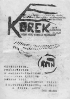 KOREK: Pismo Ruchu Młodzieży Niezależnej, nr 15 (14 wrzesień '89)