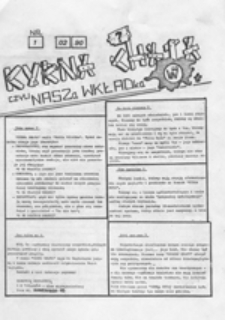 Kurna Chata, czyli NASZa WKŁADka, nr 1 (1.02.90)