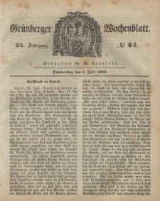 Grünberger Wochenblatt, No. 54. (6. Juli 1848)