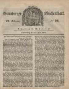 Grünberger Wochenblatt, No. 56. (13. Juli 1848)