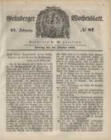 Grünberger Wochenblatt, No. 87. (30. Oktober 1848)