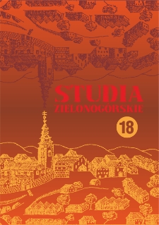Studia Zielonog&oacute;rskie: tom XVIII