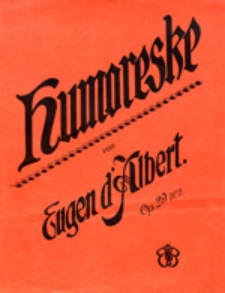 Humoreske, op. 29 No 2